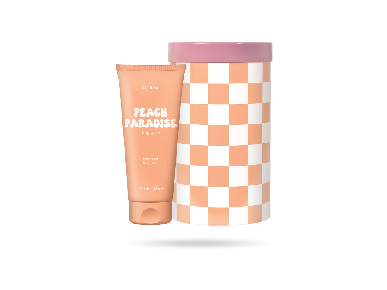 Pupa happybox latte corpo 200ml peach paradise