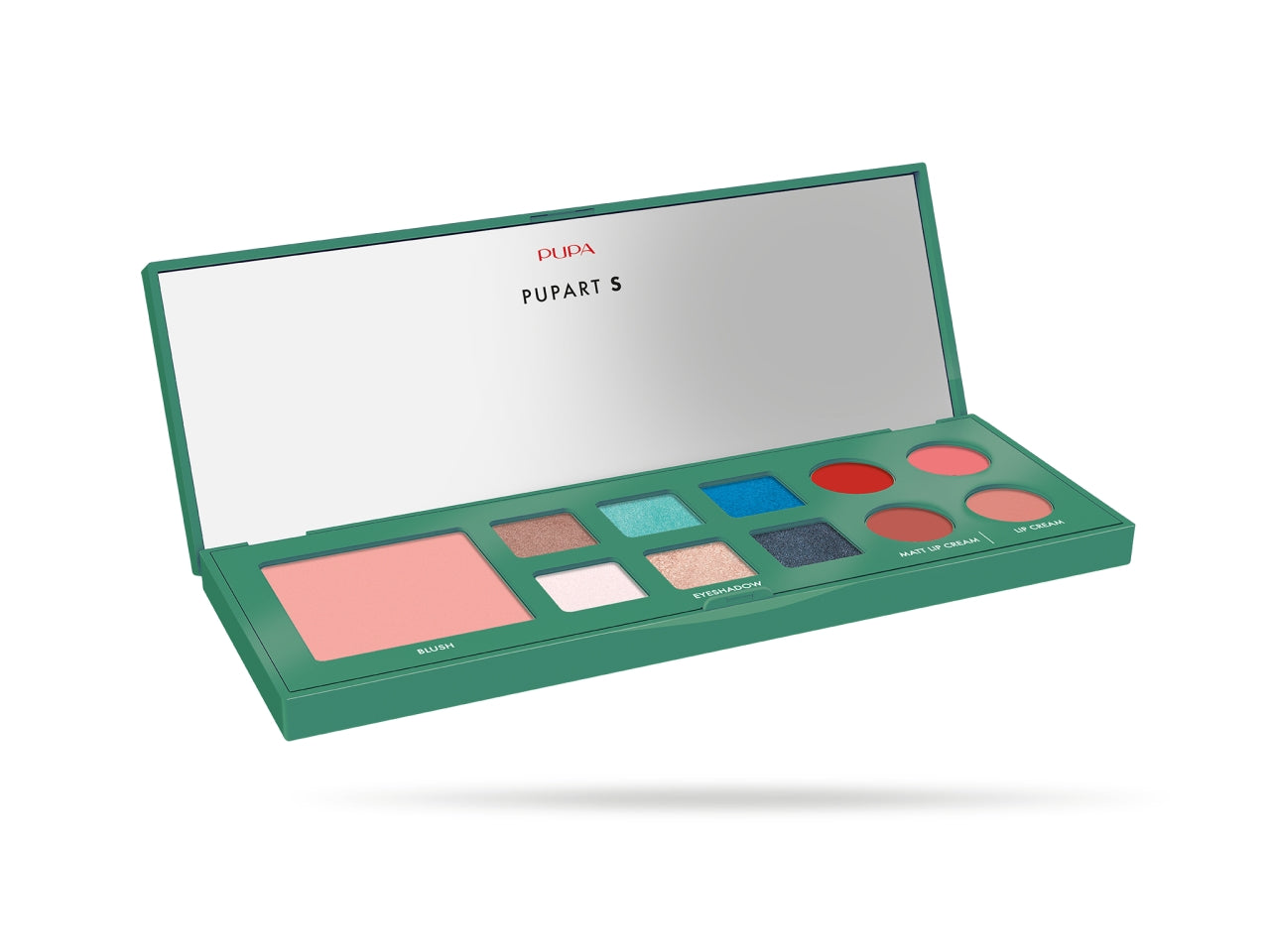 Trousse Pupart Small Green Palette make-up per trucco viso, occhi e labbra | Pupa
