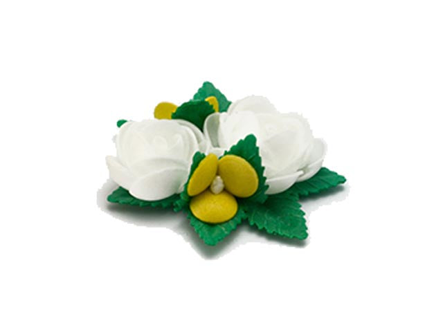 Bouquet di cialda 1 pezzi bianco