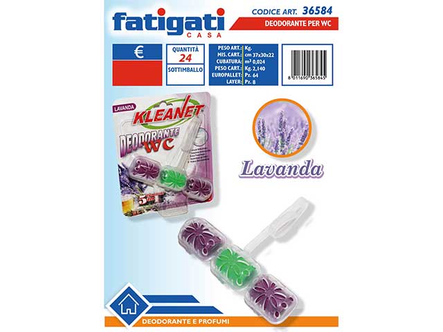 Deodorante per wc lavanda 36584