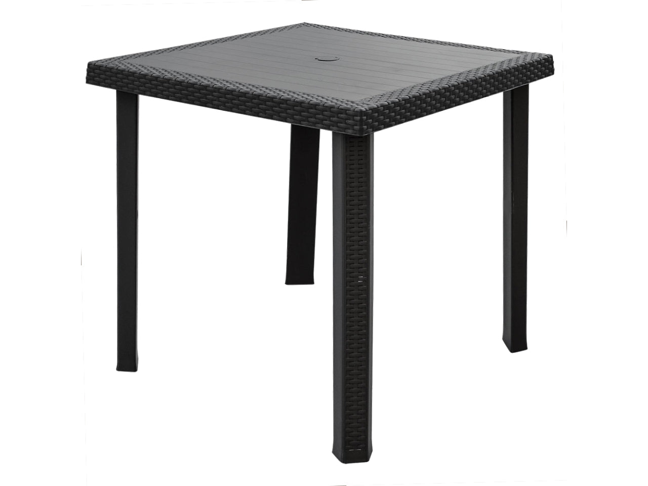 Tavolo figaro rattan antracite