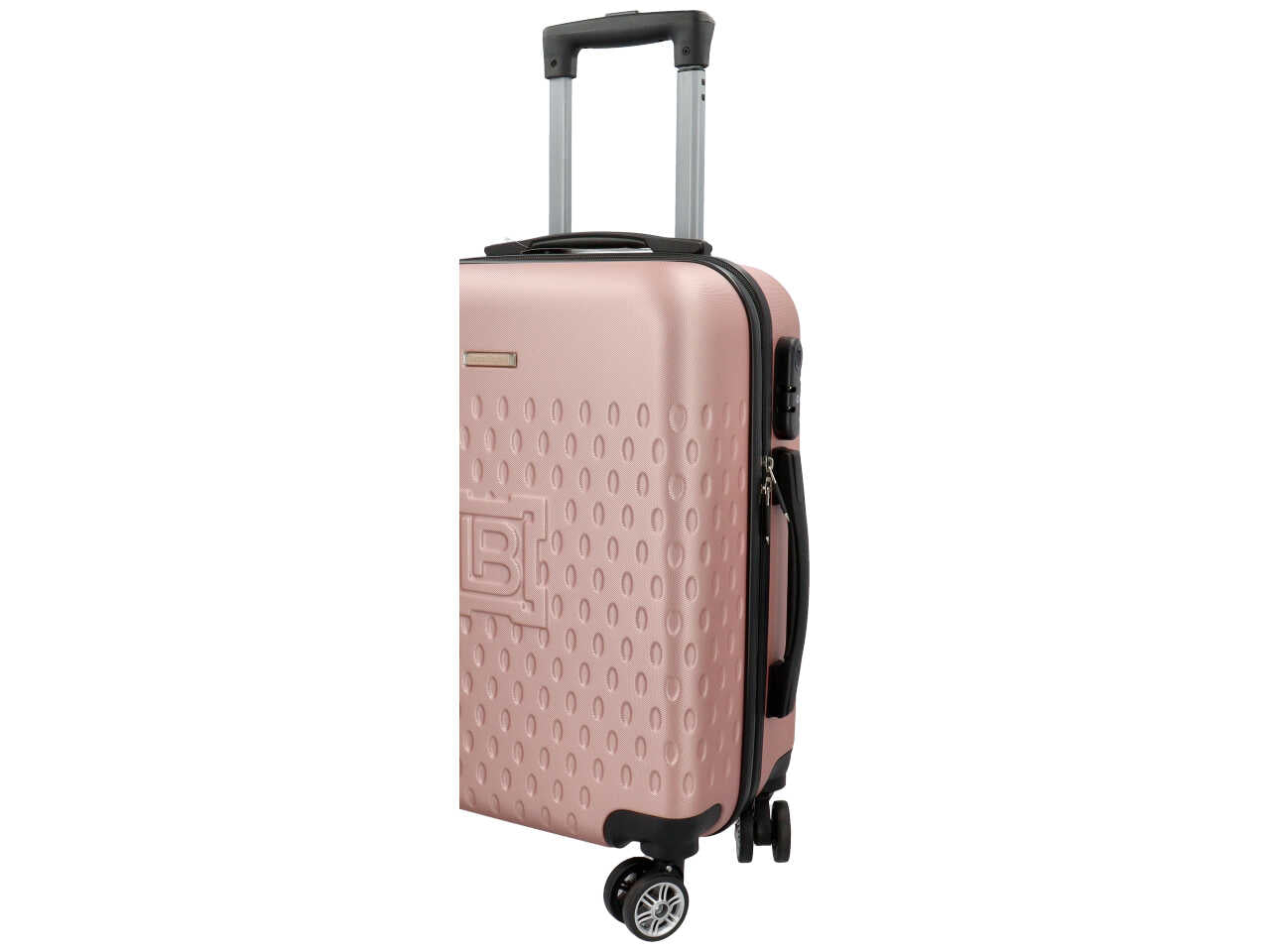 Set trolley blu e rosa, 4 ruote, set da 3 pezzi, 45x35x75 cm, 40x29x65 cm, 35x24x56 cm - Laura Biagiotti
