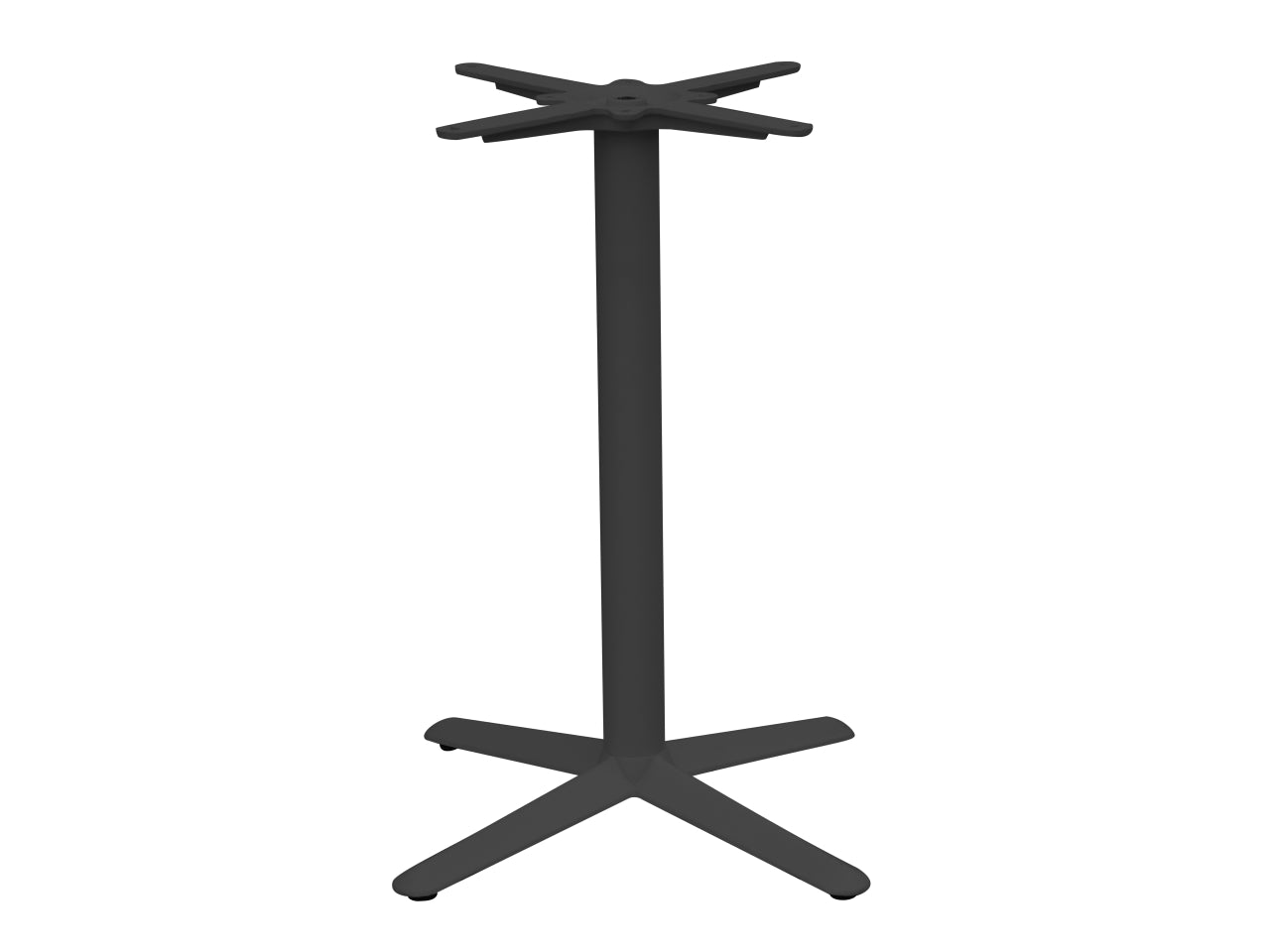 Basamento in ghisa + acciaio 006 piede 4 razze 8kg tubo 60mm