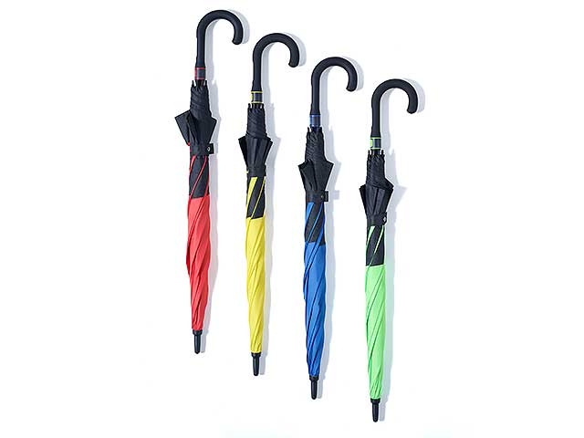 Ombrello pongee auto bicolore 9518/0