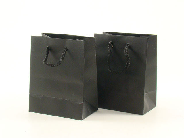 Busta shopper nera 12 x15+7  uy510hrr