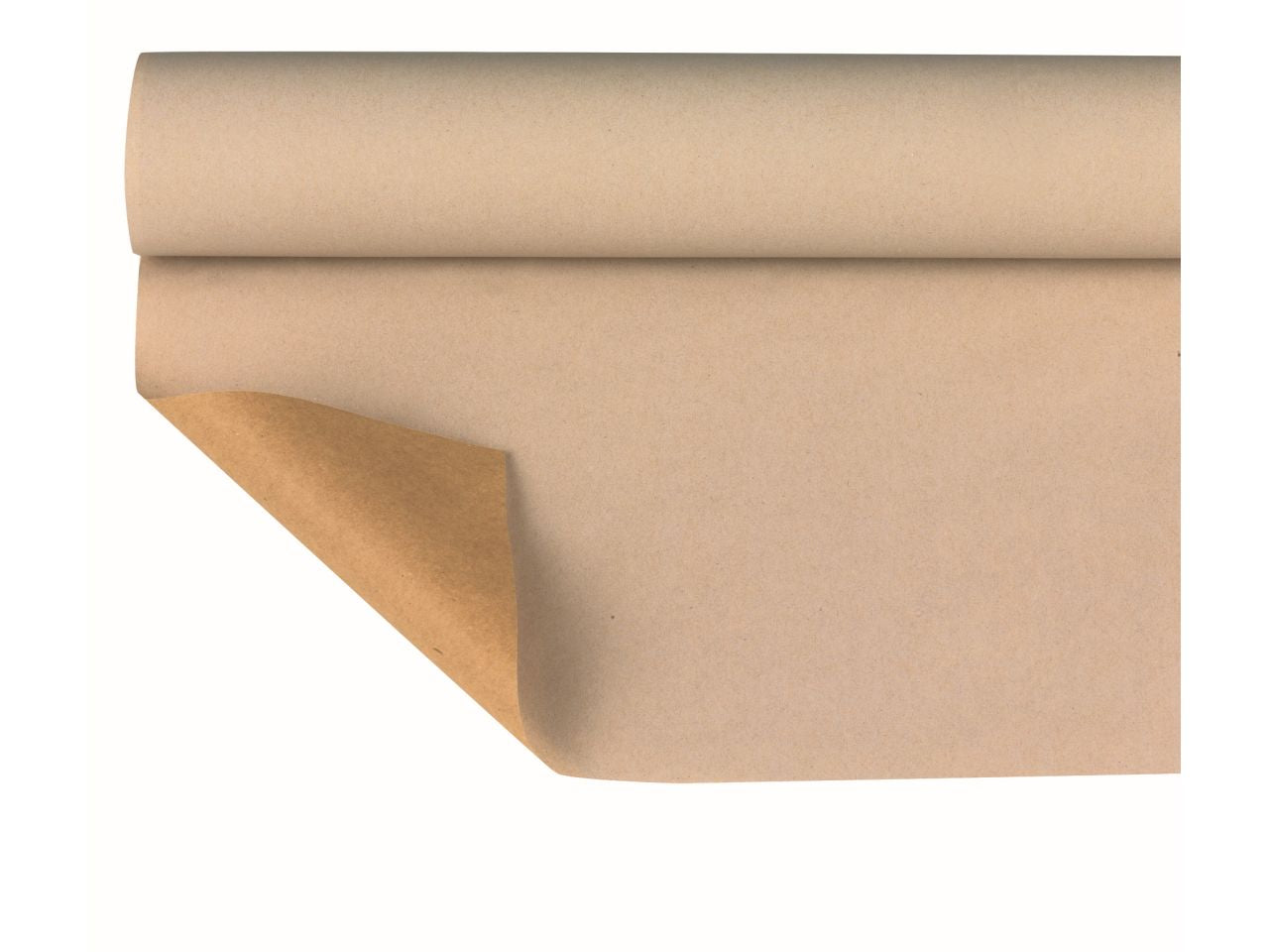 Bobina di carta kraft con fondo pieno 1x40mt colore bianco