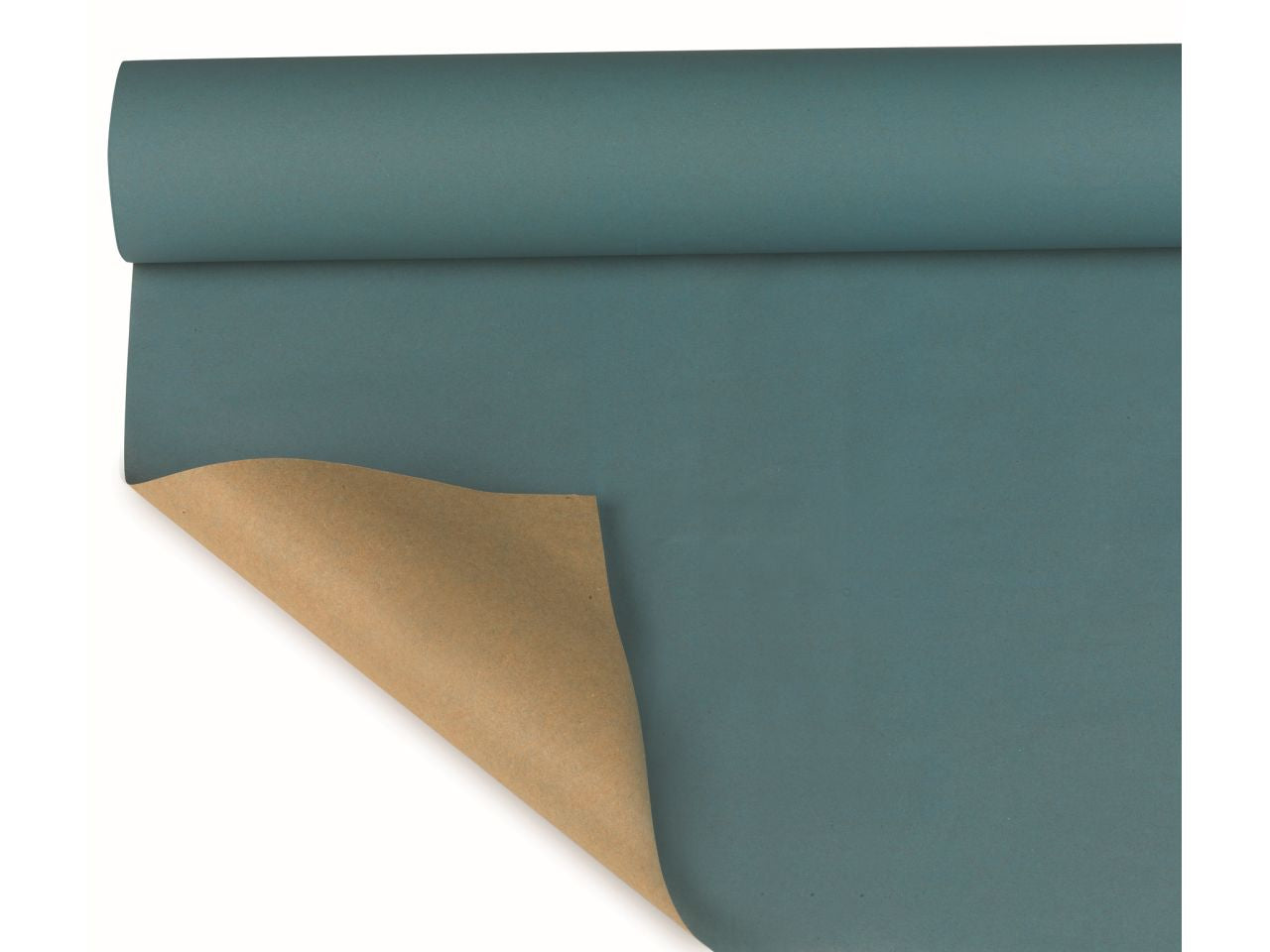 Bobina di carta kraft con fondo pieno 1x40mt colore azzurro