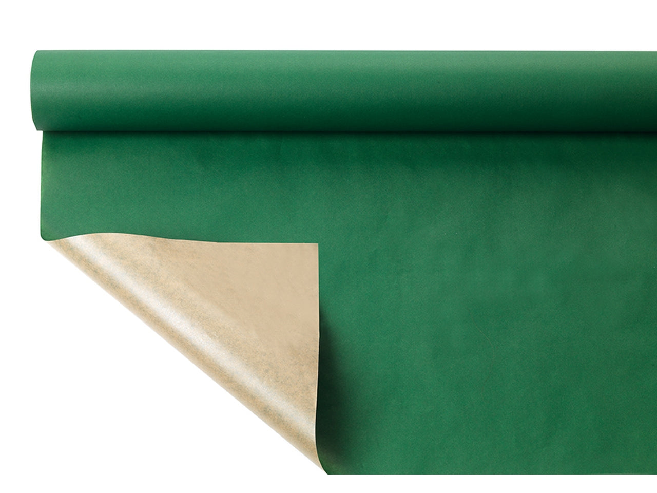 Bobine carta fondo pieno decorazione paper verde bosco misura 1,00x25mt