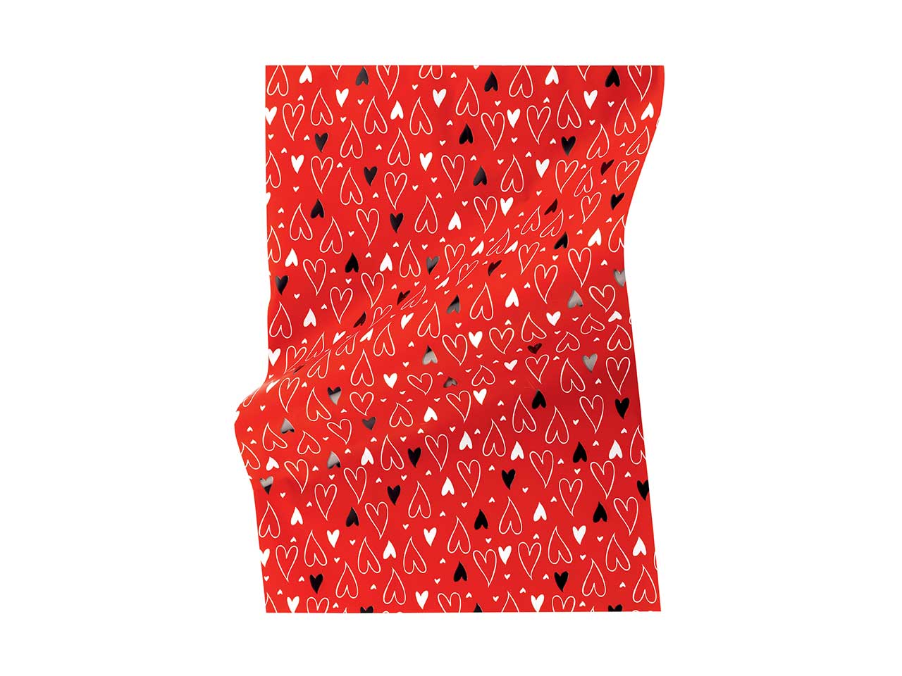 Buste decoro for you f/p.+st. 40my 20x32cm 50 pezzi rosse