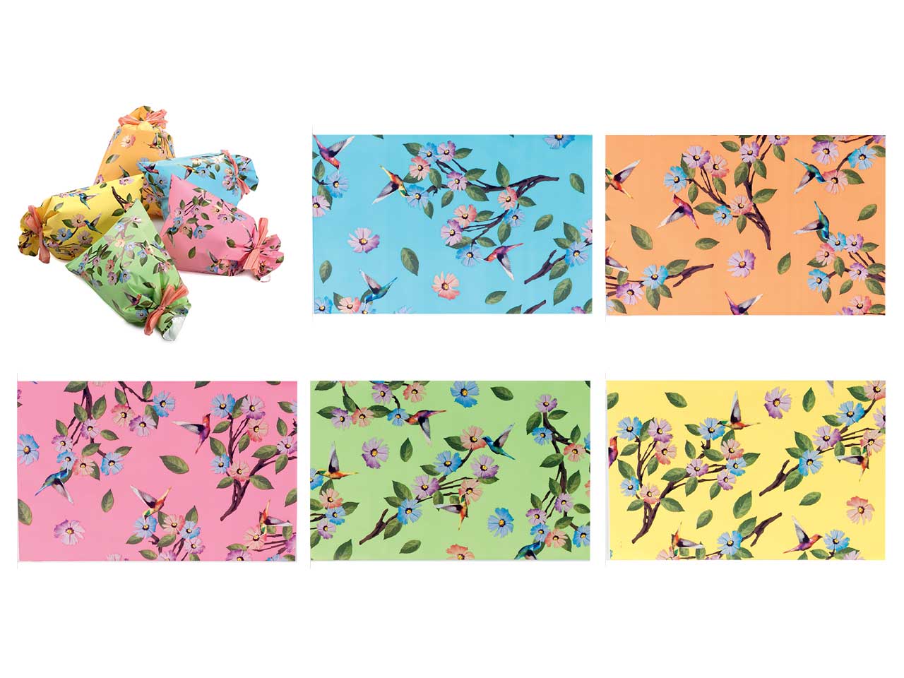 Buste decoro nectar fondo pieno+st. 40my 35x50cm 50 pezzi