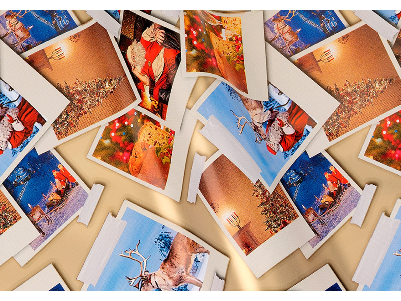 Buste fondo pieno 40my decoro xmas polaroid misura 25x40cm - la confezione comprende 100 buste