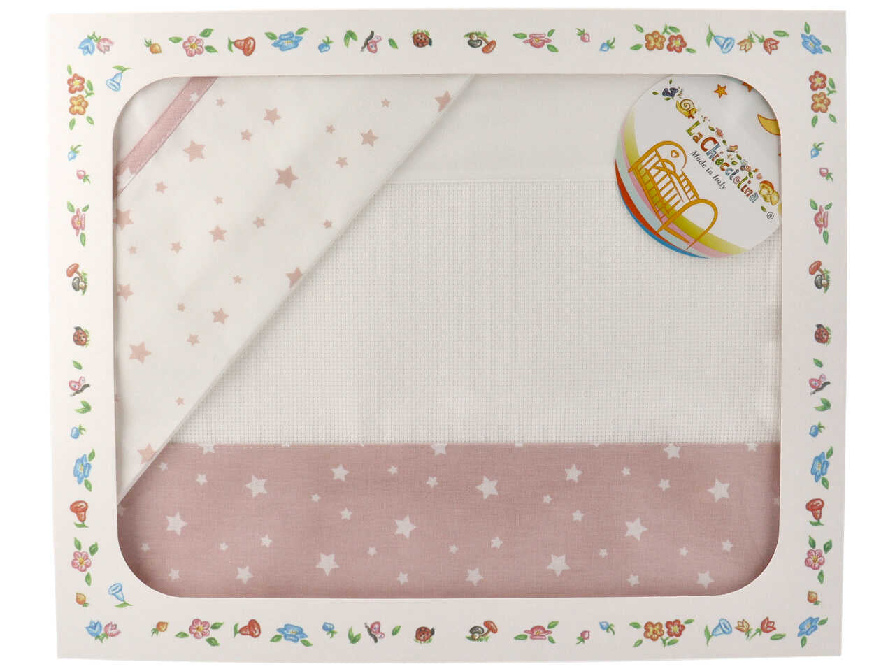 Coordinato lettino stelle rosa lel0100.3