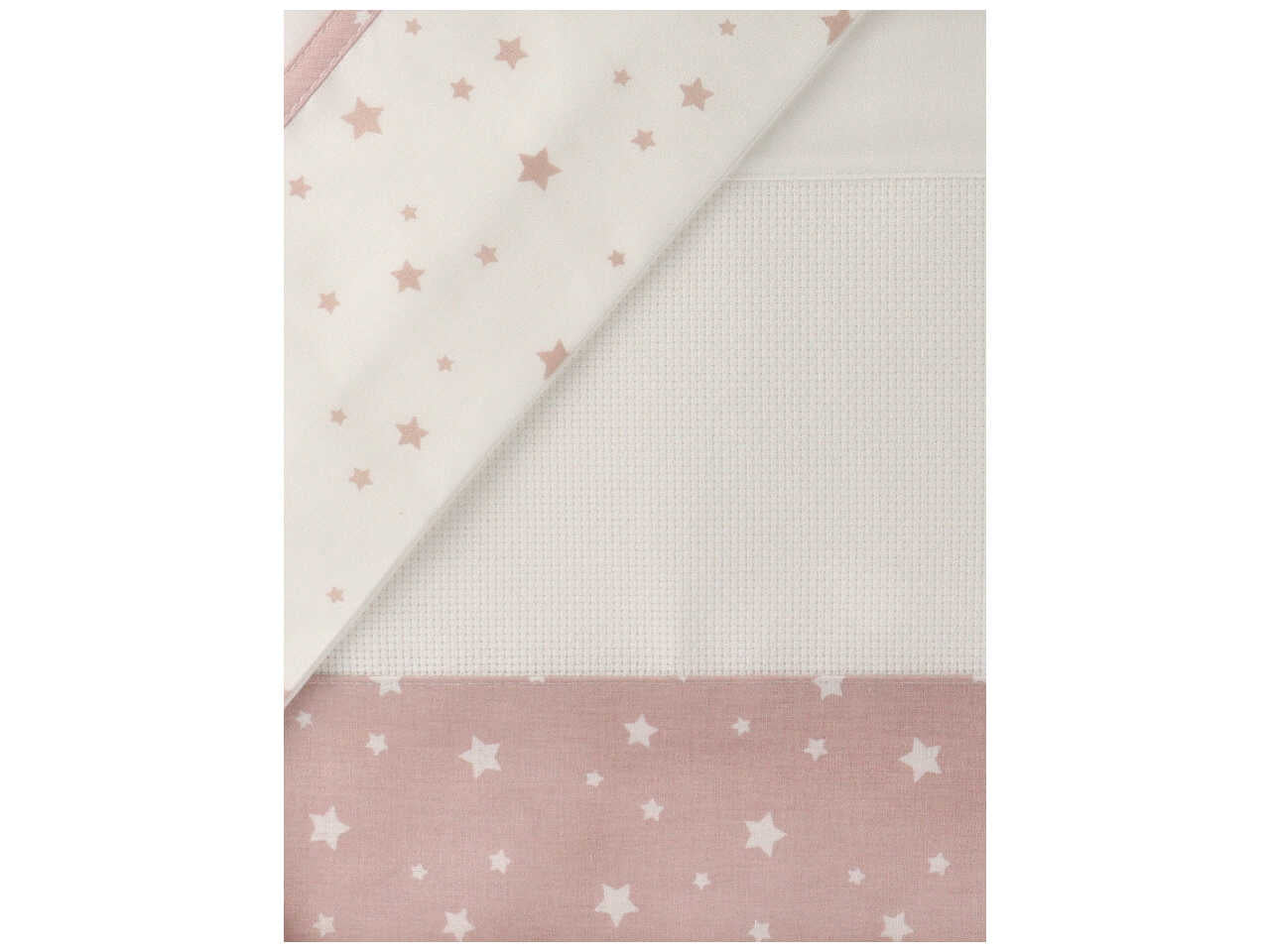 Coordinato lettino stelle rosa lel0100.3