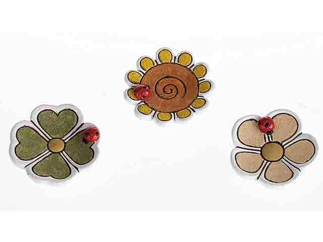Fiori sabbia calamita 6x6x2 4394
