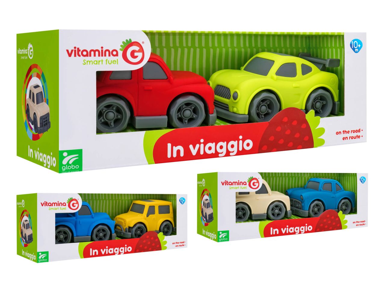Auto 2 pezzi ruota libera in 3 assortimenti