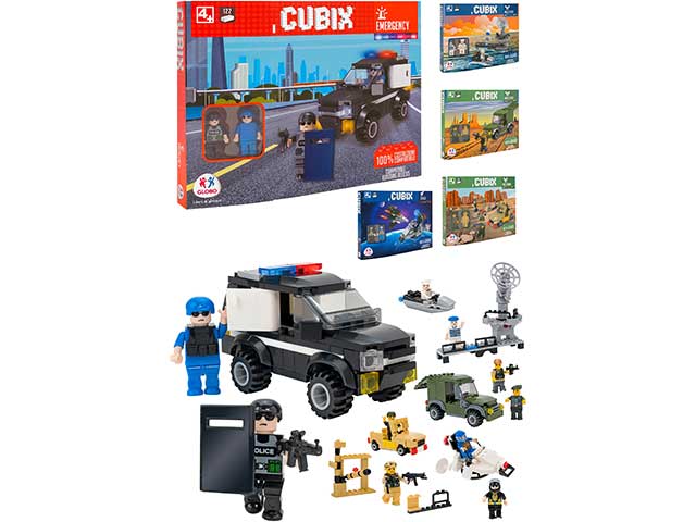 Cubix costruzioni c/2 personaggi 39229