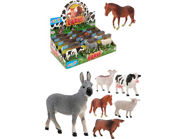 W toys animali fattoria 12 pezzi 39606