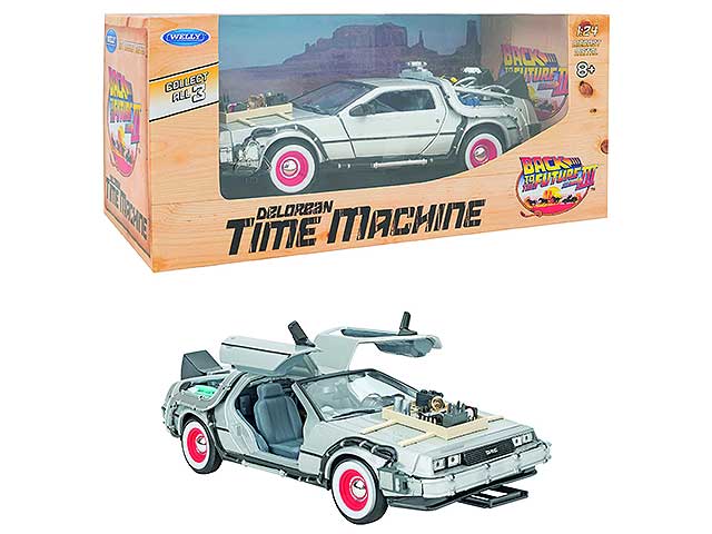 Welly delorean 1:24 ritorno al futuro 3 39731