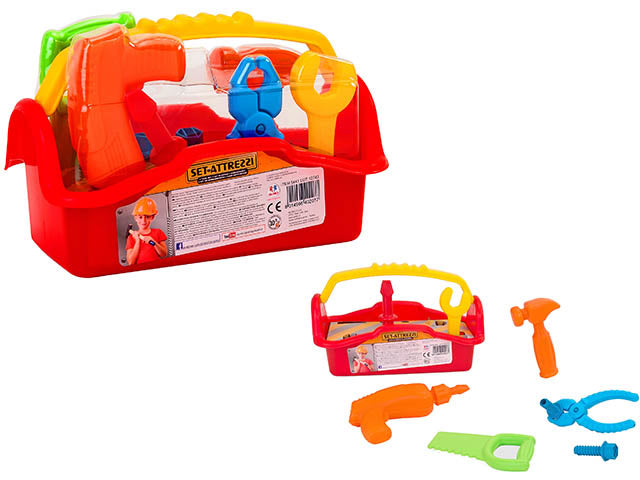 W toys cassetta attrezzi 8 pezzi 40207