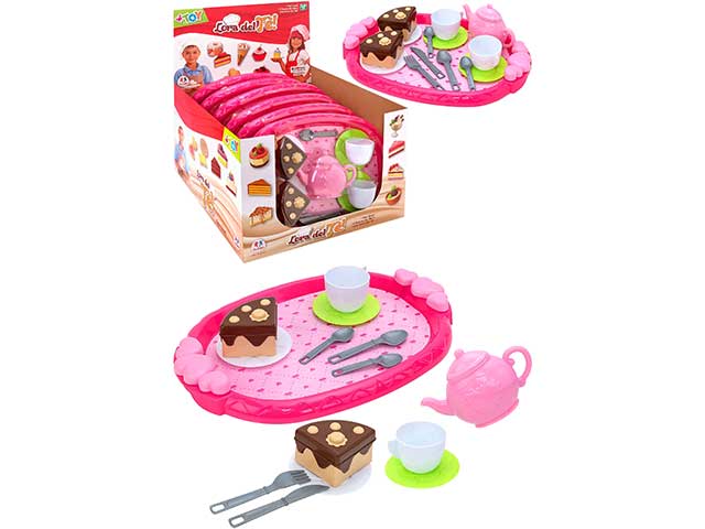 W toy set da te c/vassoio 14 pezzi 40410