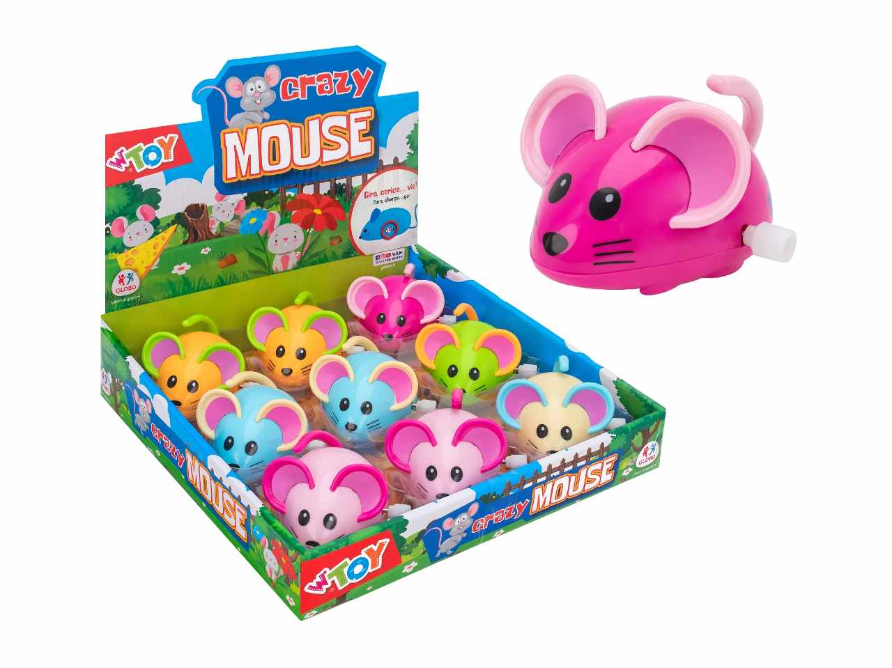 W toy animale topo a molla  40550