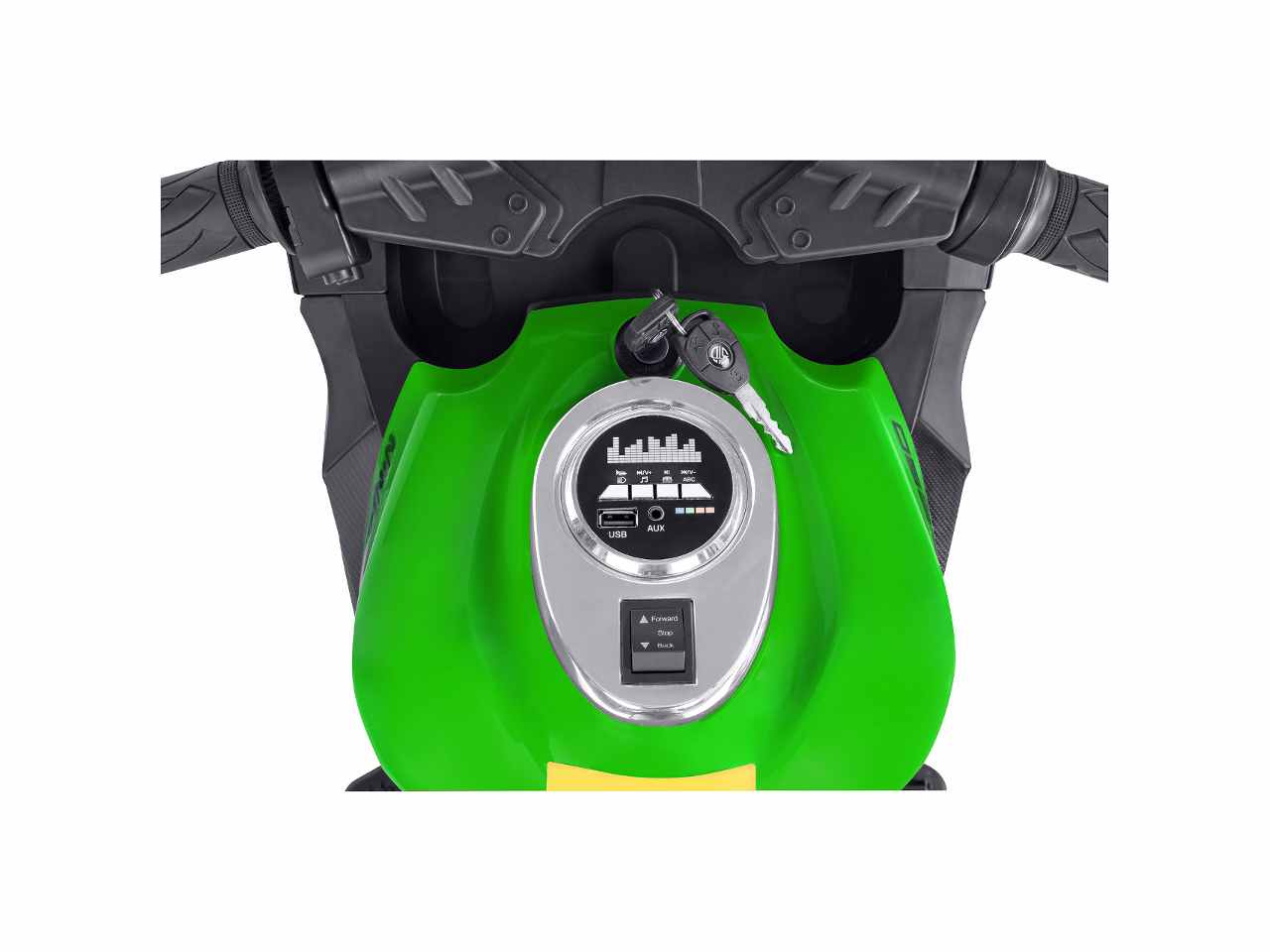Moto elet.verde b/o c/led 12v 40696 $