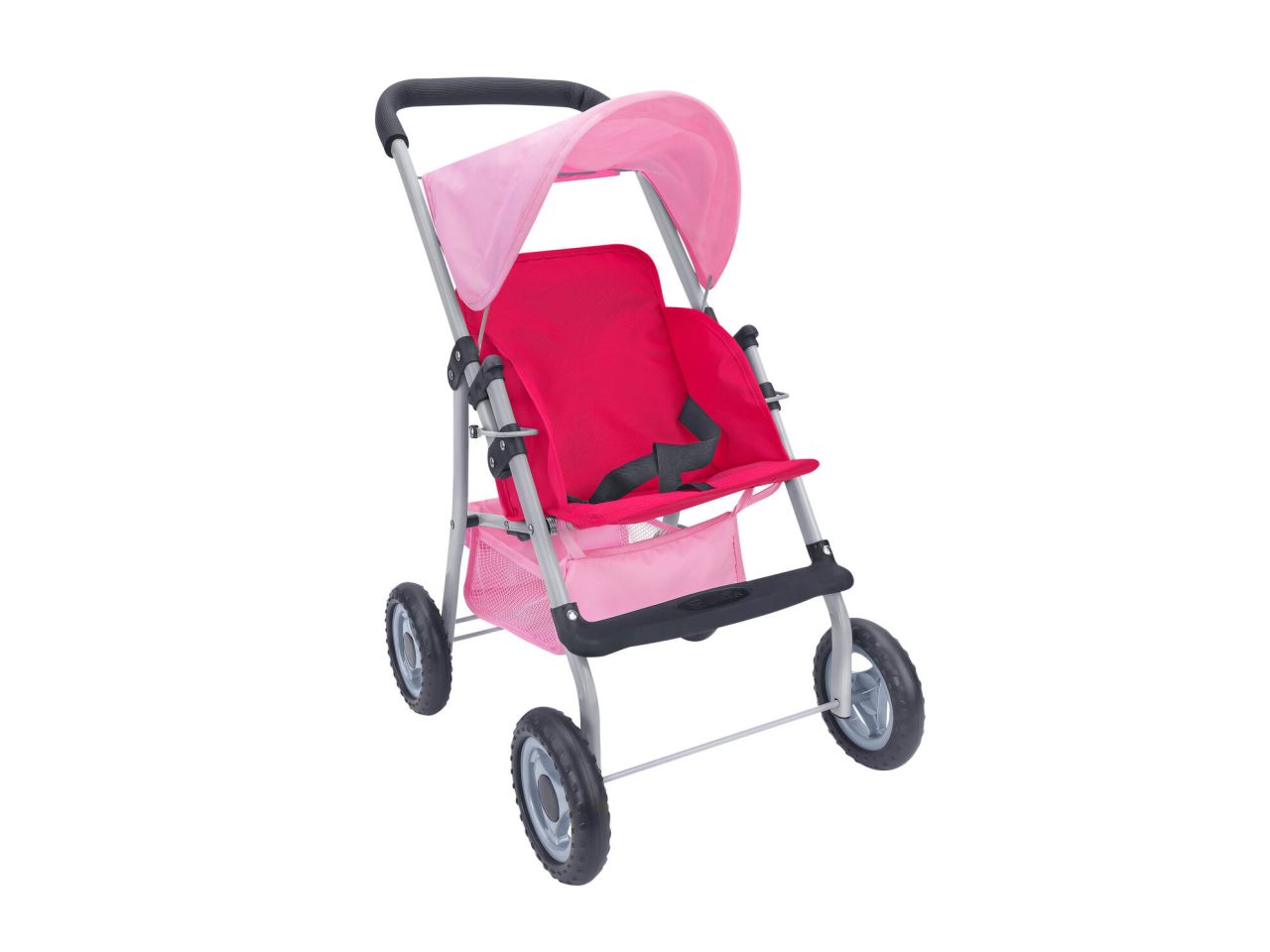 Bimbo passeggino in metallo 34,5x58x42cm con parasole
