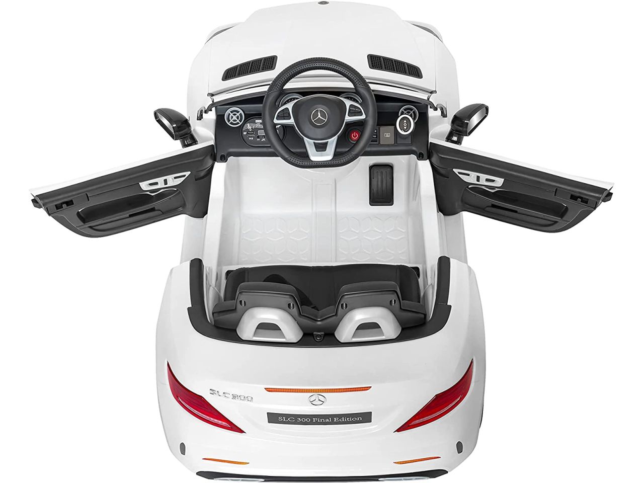 Auto elettrica mercedes slc bianco 12v 4,5ah rc 2,4