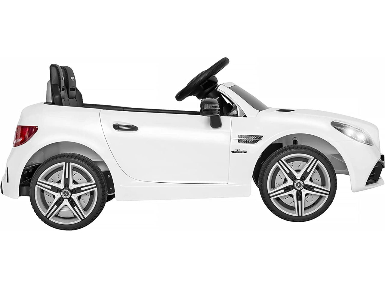 Auto elettrica mercedes slc bianco 12v 4,5ah rc 2,4