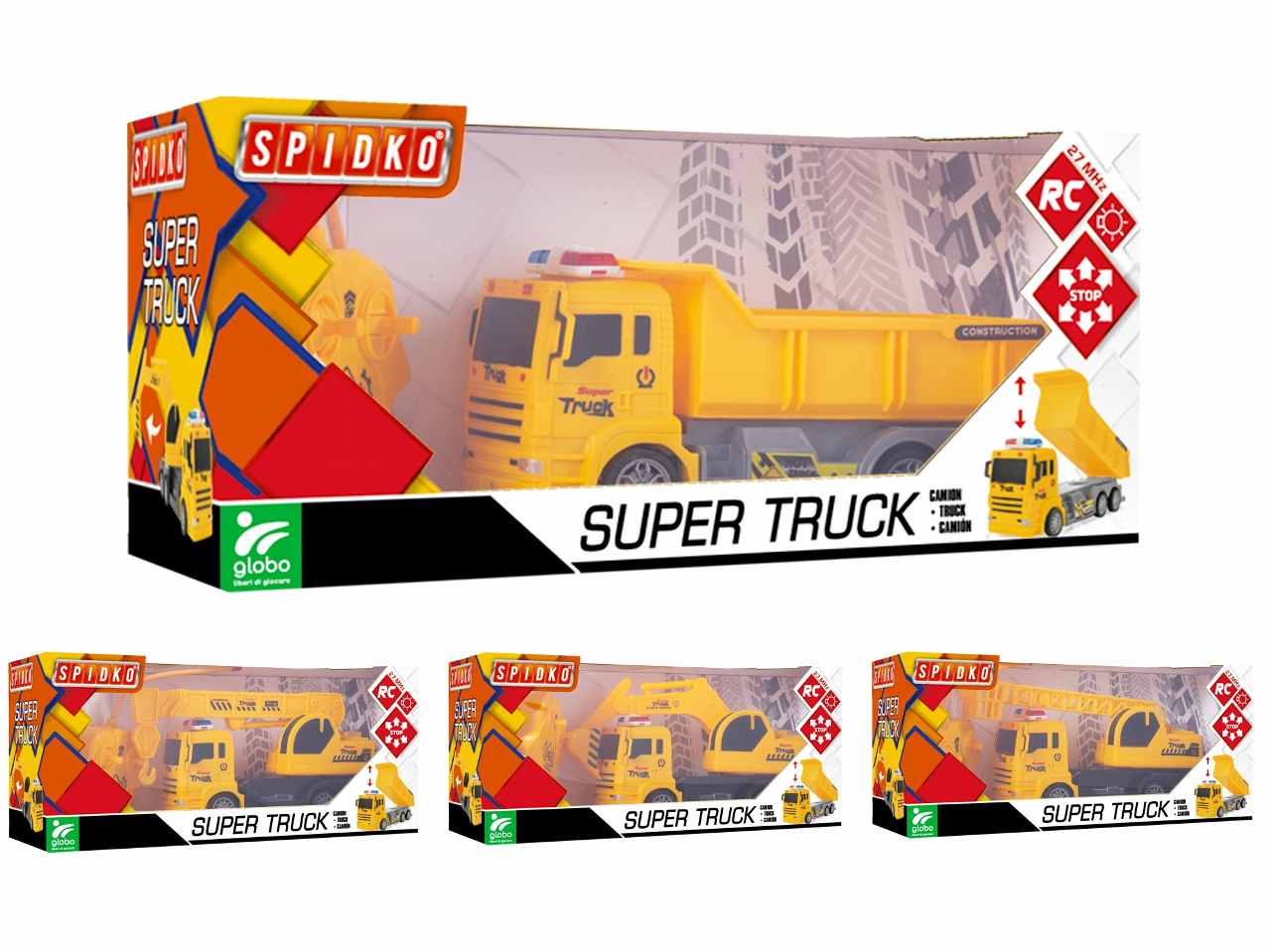 Spidko r/c mezzi cantiere 41338
