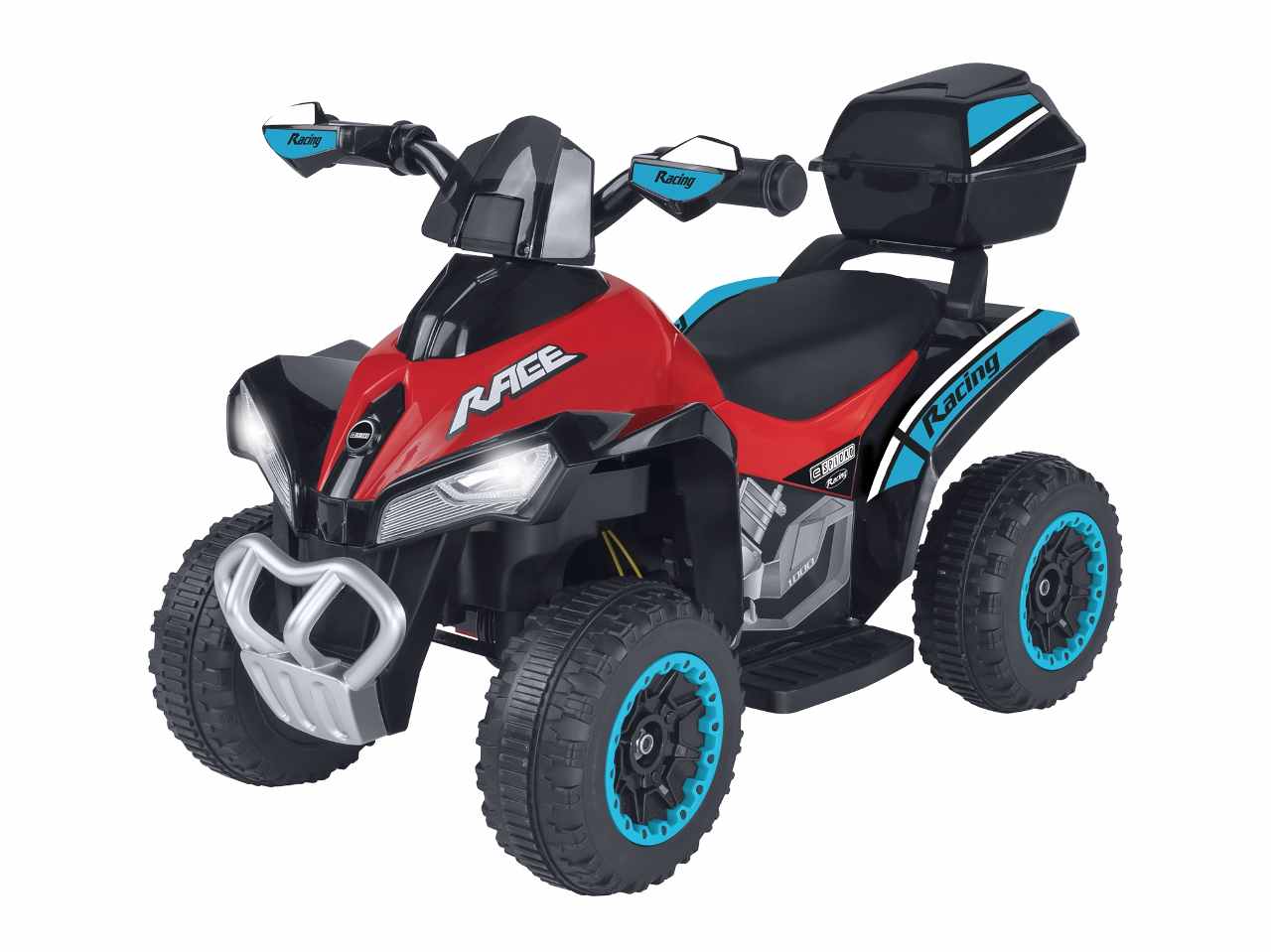 Quad b/o 6v motore 1x15w rosso 41340