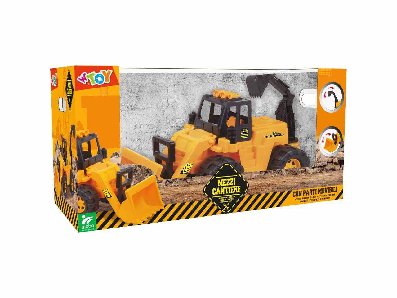 Bulldozer in plastica 60cm
