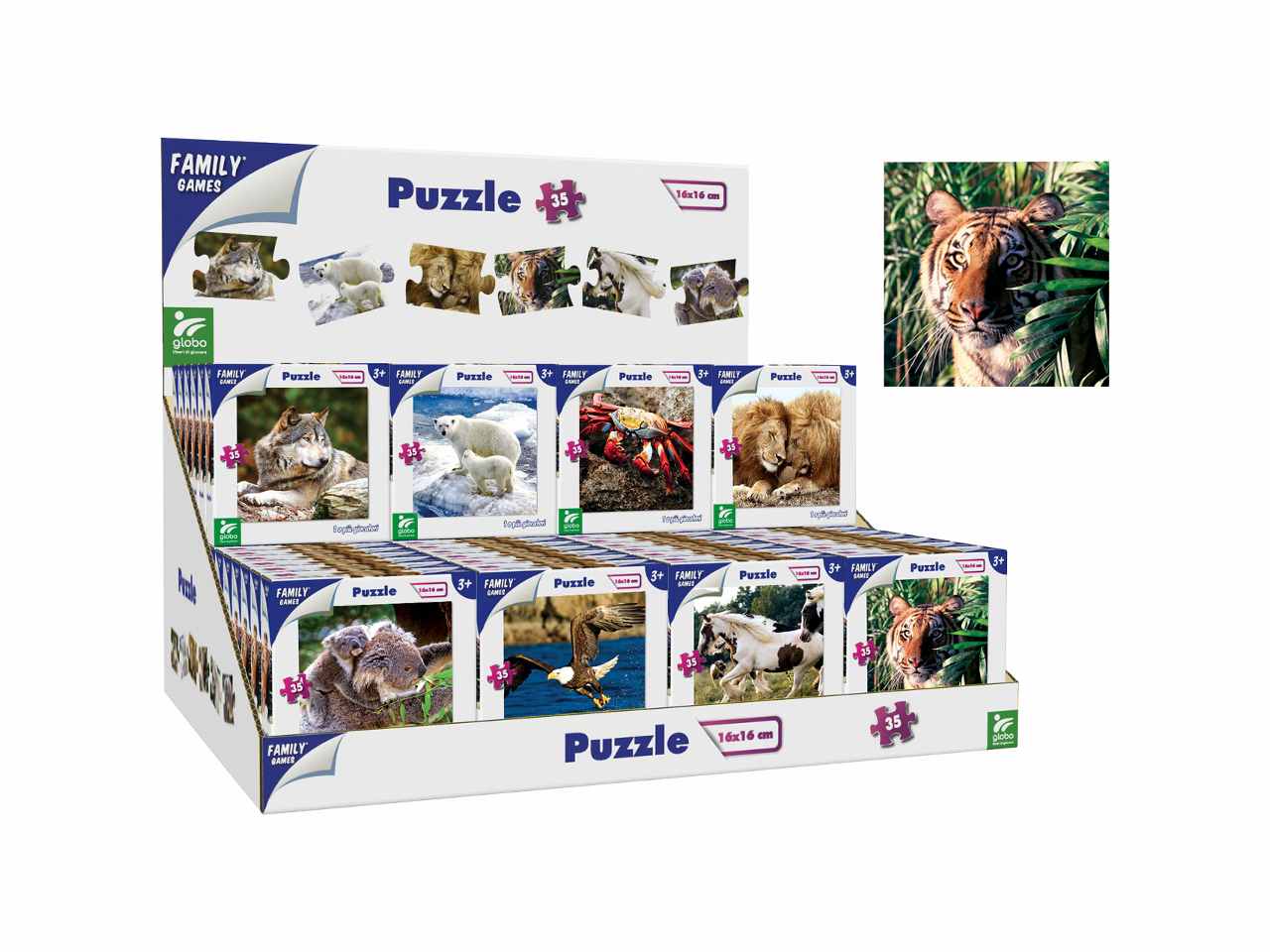 Mini puzzle animals 35 pezzi 48 pezzi 41535
