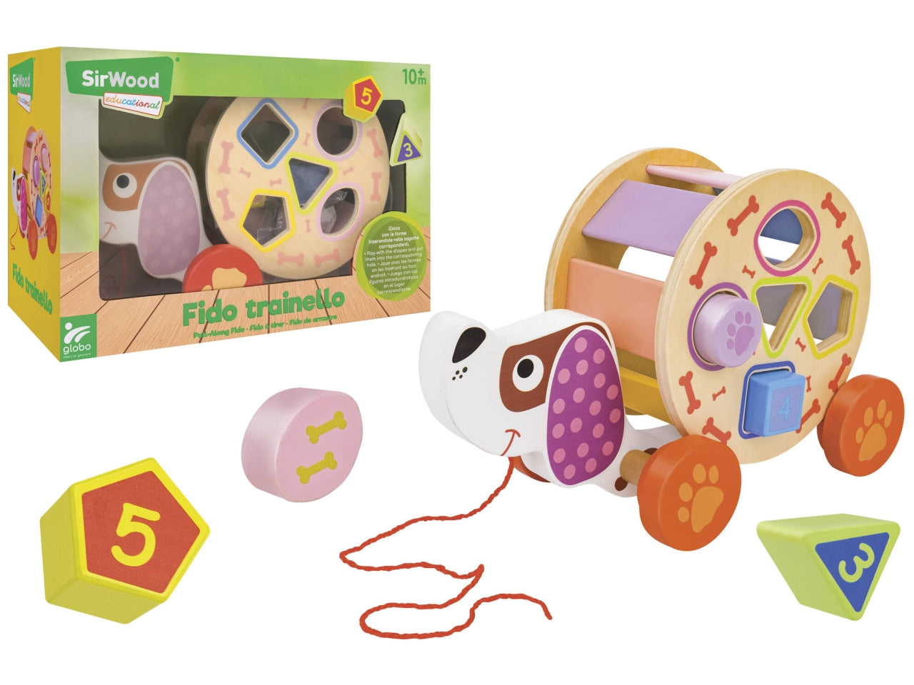 Sirwood cane trainabile con 5 blocchi