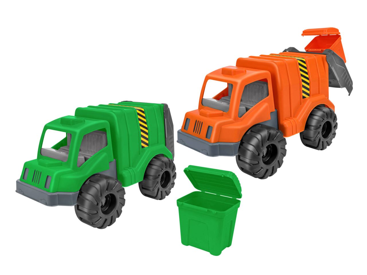 Camion della spazzatura in plastica 40cm in 2 colori assortiti