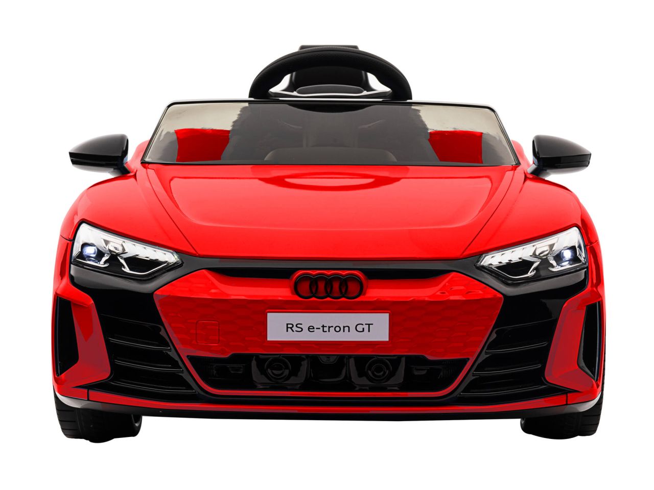 Auto elettrica audi e-tron gt colore rosso 12v 4,5ah con radiocomando 2,4g