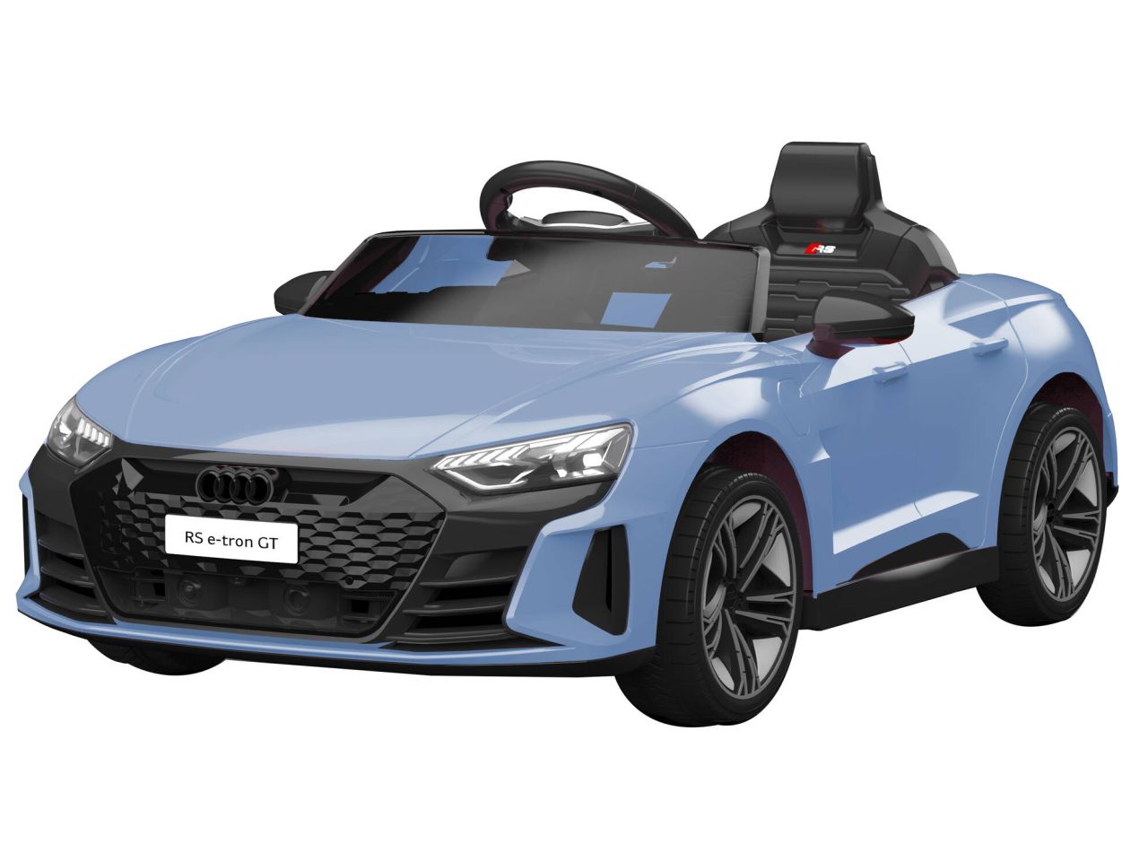 Auto elettrica audi e-tron gt colore blu 12v 4,5ah con radiocomando 2,4g