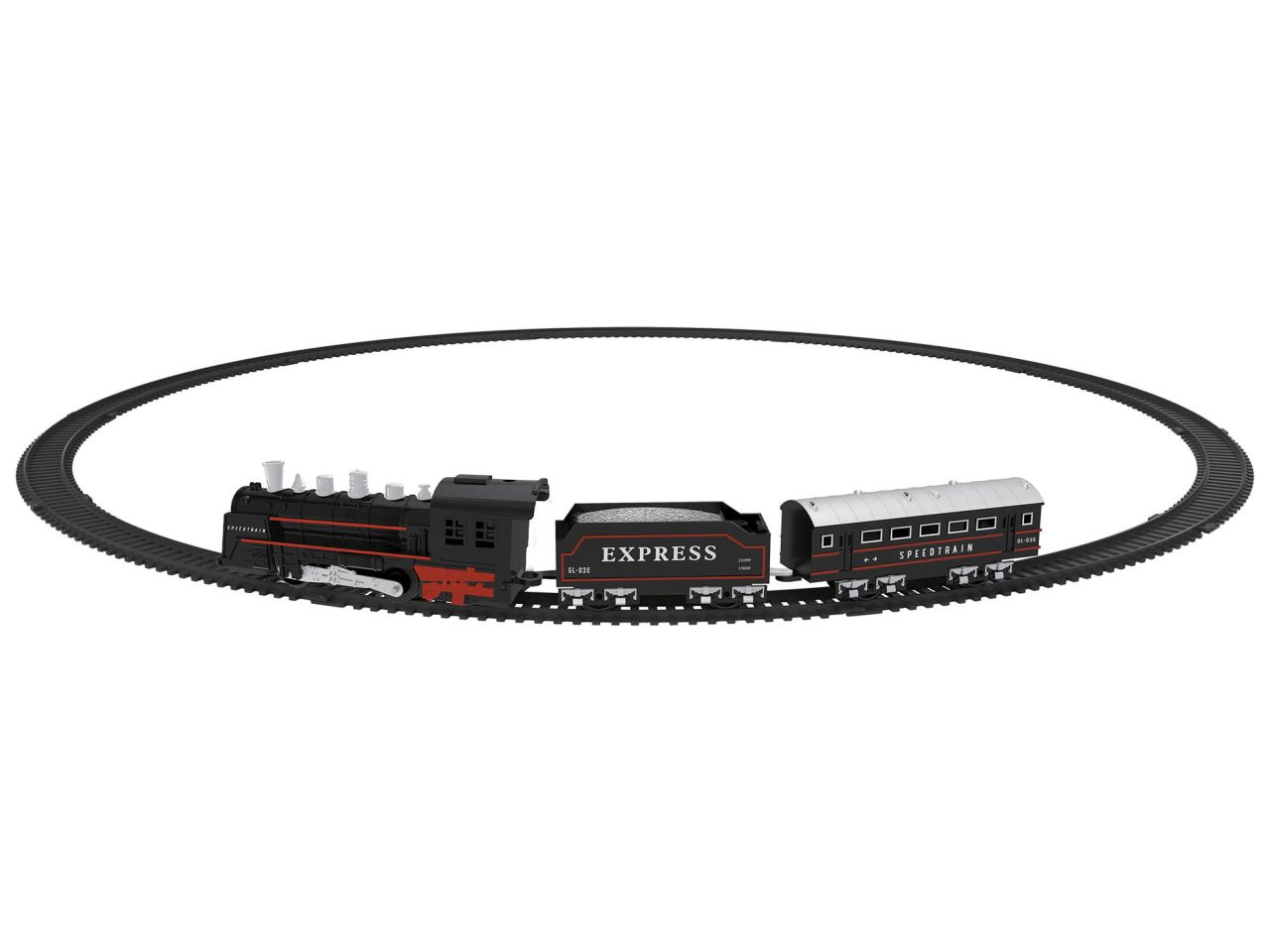 Wtoy pista treno espresso diamentro 67,5cm con suoni e luci