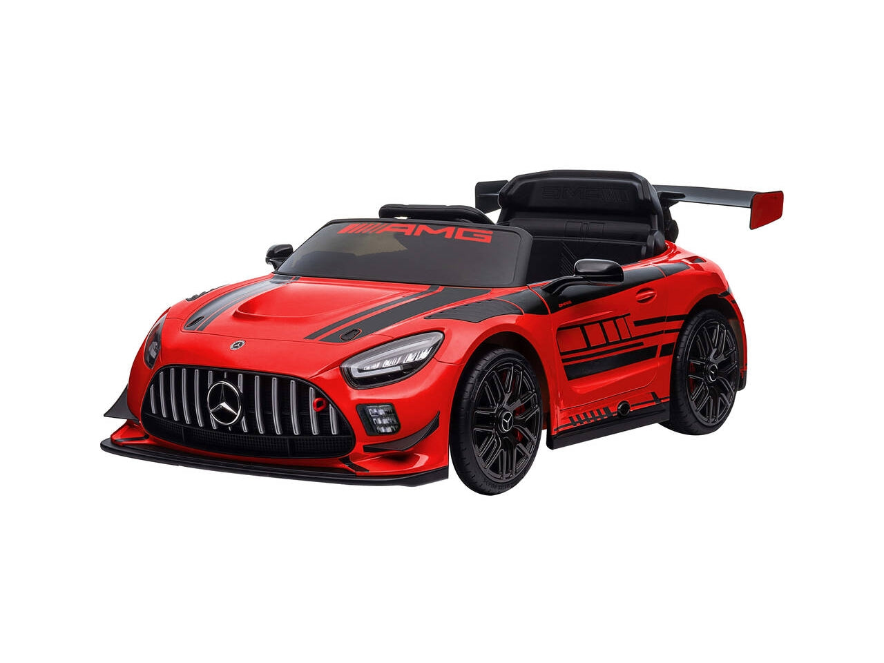 Auto elettrica mercedes amg gt3 rosso 12v  radiocomandata