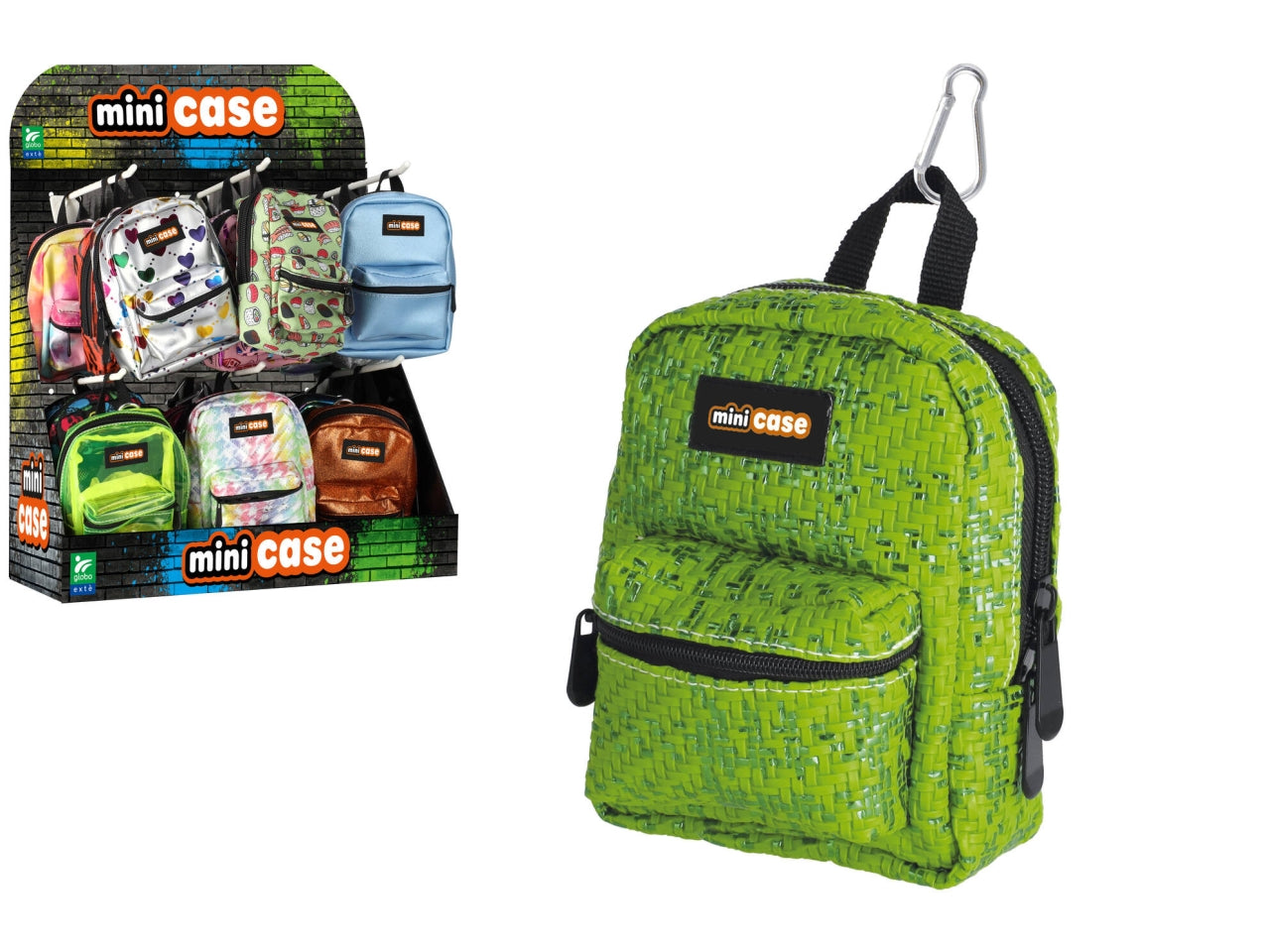 Globo exte' mini zainetti con portachiave con accessori