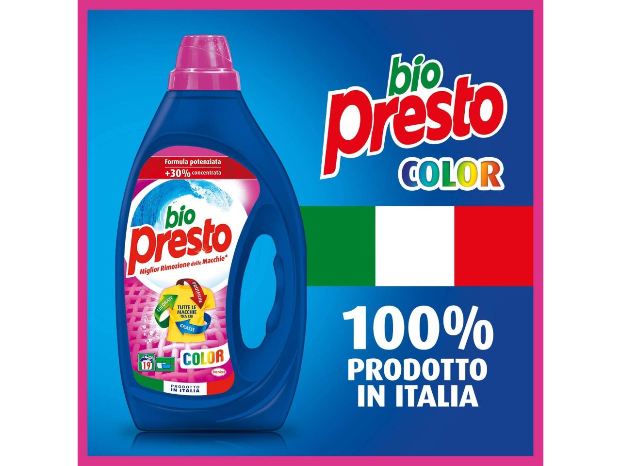 Bio presto detersivo bucato lavatrice liquido color rimozione delle macchie 19 + 4 lavaggi $