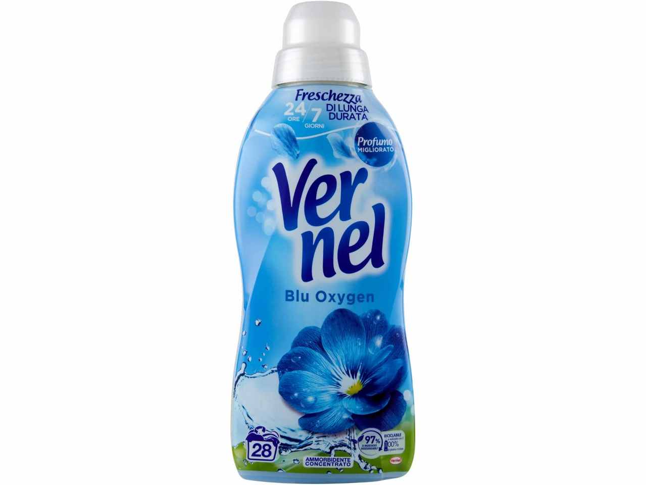 Vernel ammorbidente concentrato 700ml blue oxygen