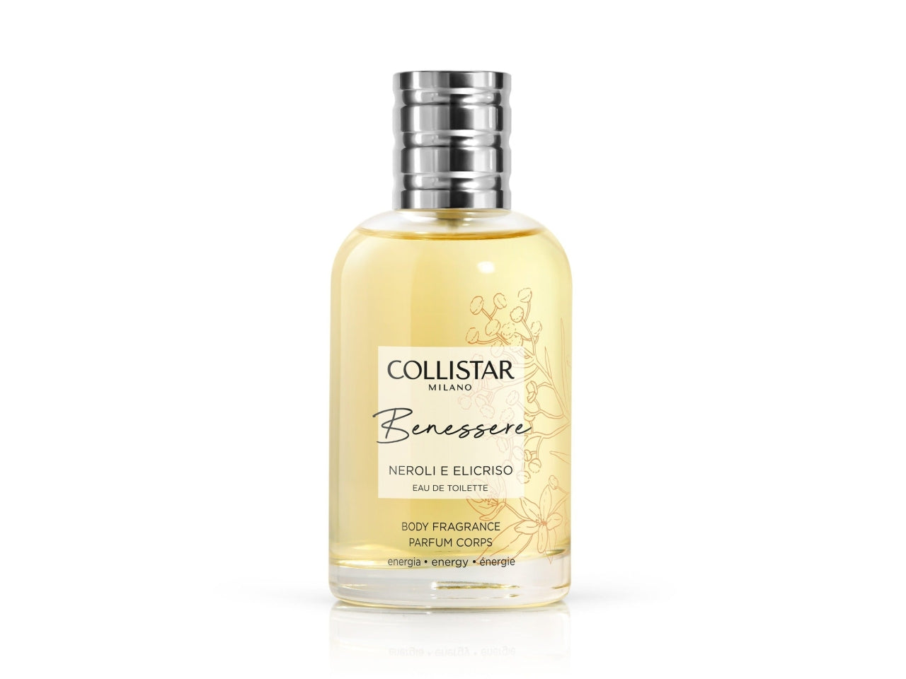 Collistar Benessere, profumo donna eau de toilette neroli e elicriso 100 ml