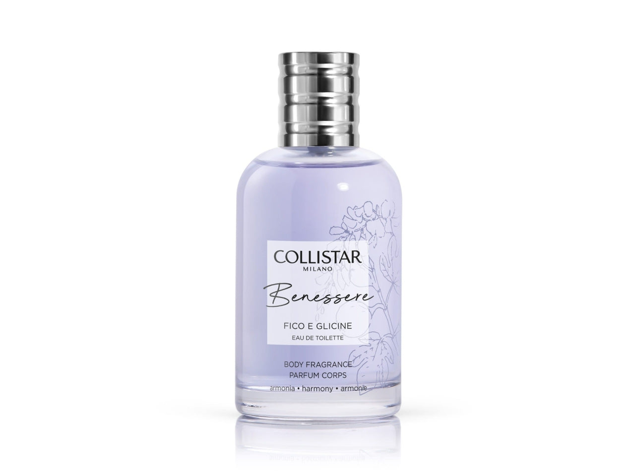 Collistar Benessere, profumo donna eau de toilette fico e glicine 100 ml