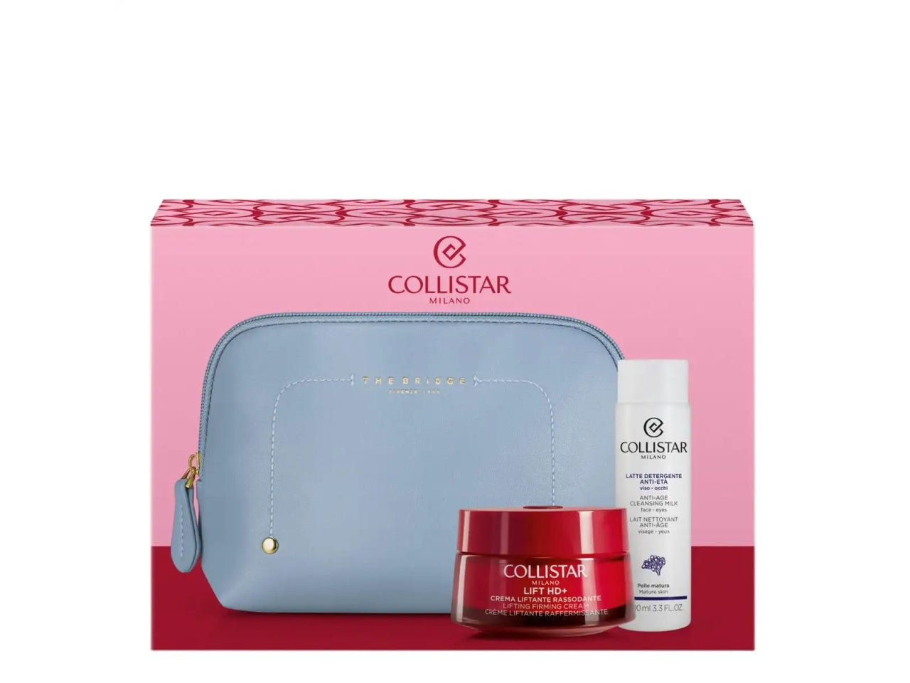 Cofanetto Collistar lifthd con crema liftante rassodante viso e collo 50ml, Latte detergente 100 ml e campione Gocce Magiche Viso