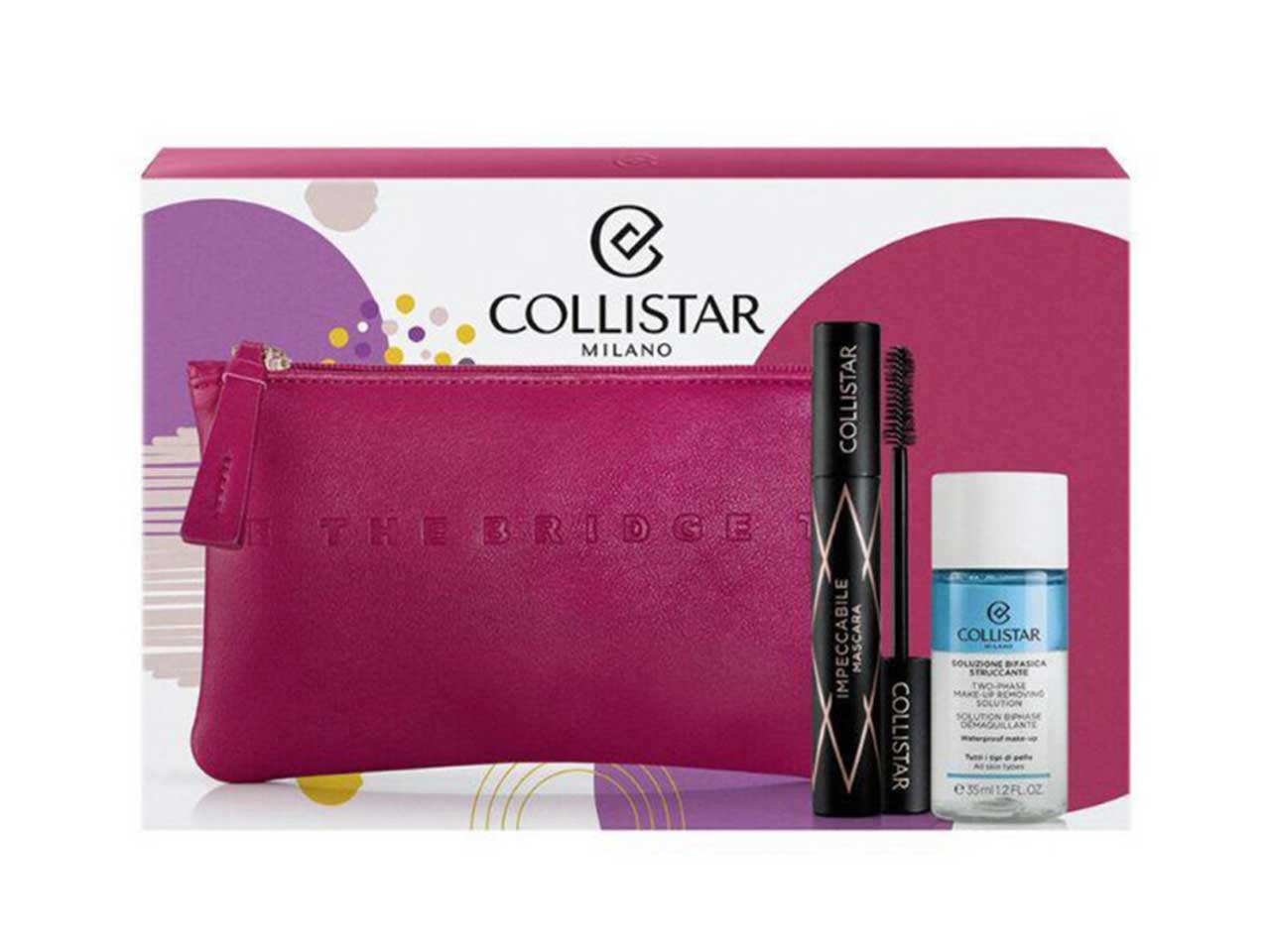 Collistar mascara impeccabile ultra nero + bifasica struccante coffret