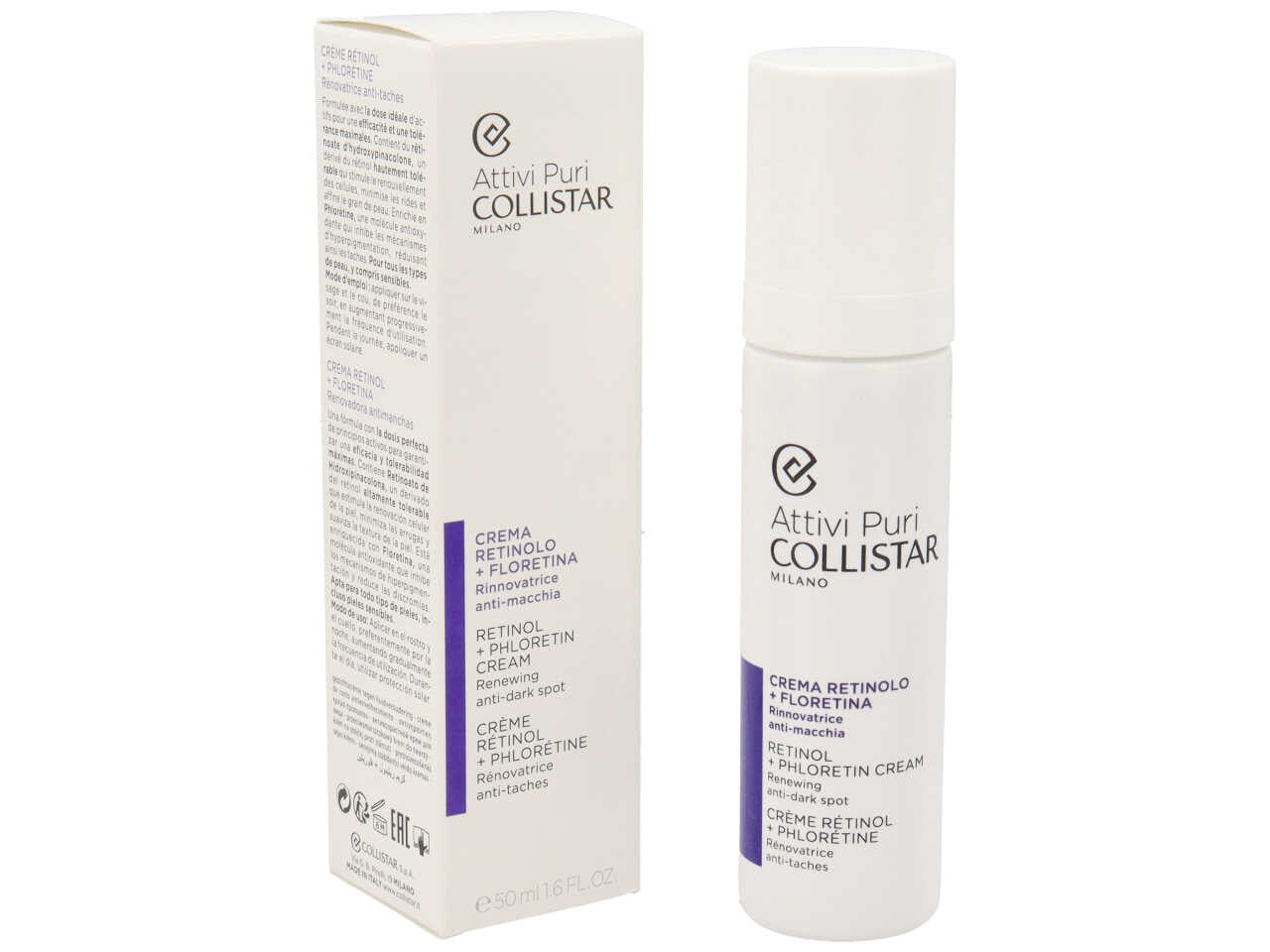 Collistar crema retinolo+florentina - rinnovatrice antimacchie 50ml