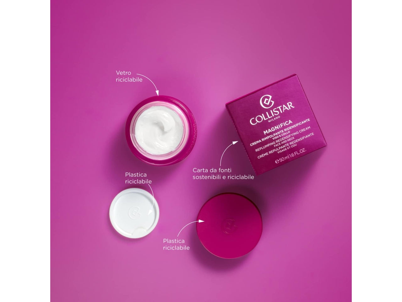 Collistar crema rimpolpante viso e collo 50ml