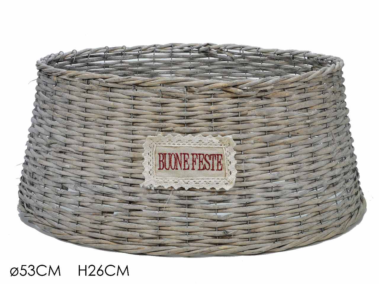CESTO BASE ALBERO D.53XH26CM NATURALE