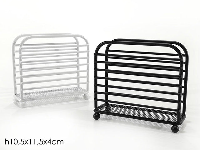 Porta tovaglioli 4x11.5h10.5cm 2ass 727308